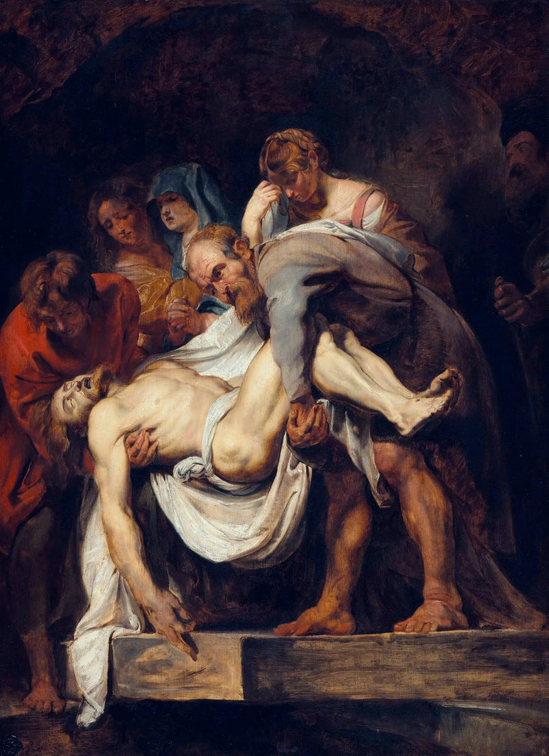 La colocación en el sepulcro - Peter Paul Rubens