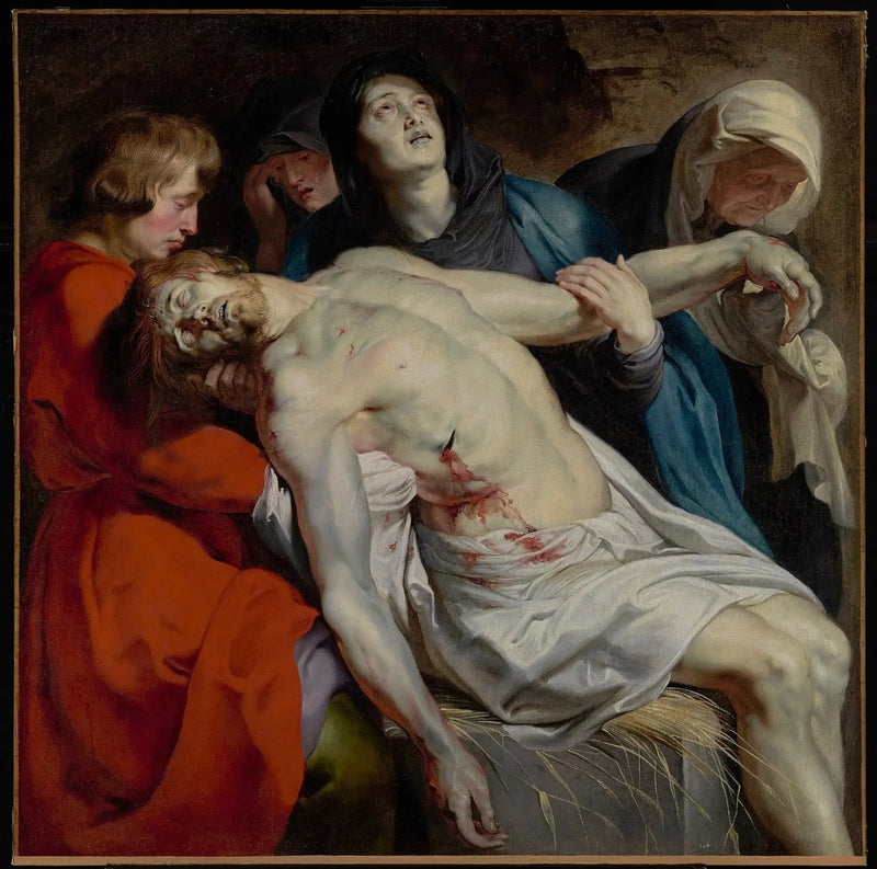 La colocación en el sepulcro - Peter Paul Rubens