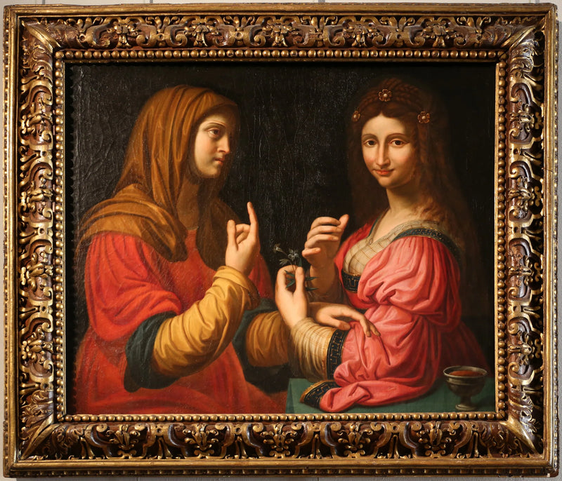 La Modestia y la Vanidad - Bernardino Luini