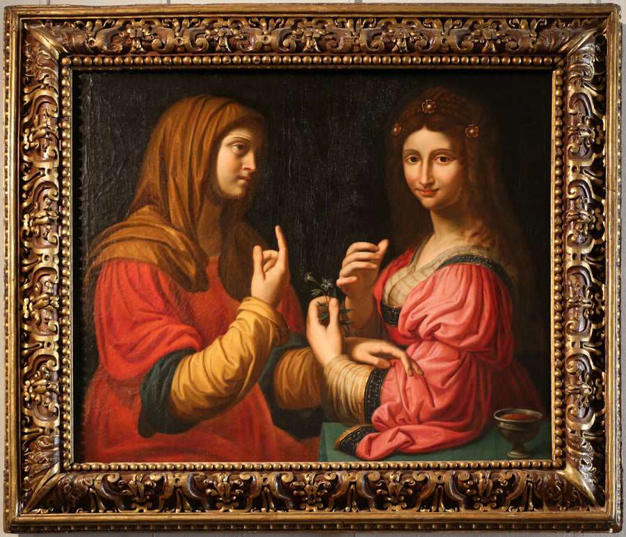 La Modestia y la Vanidad - Bernardino Luini