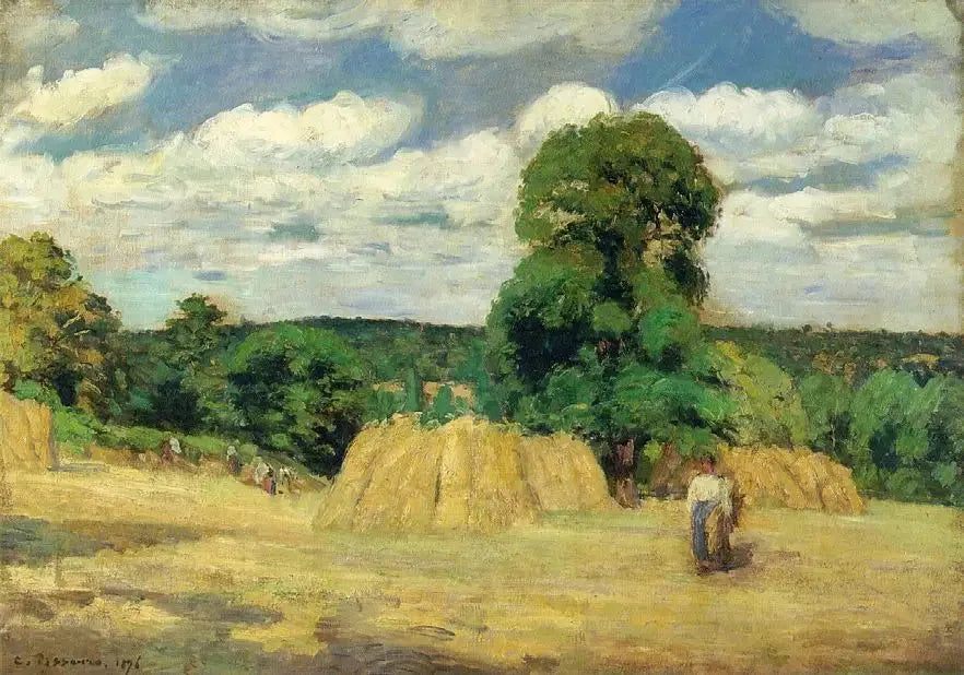 La Cosecha - Camille Pissarro