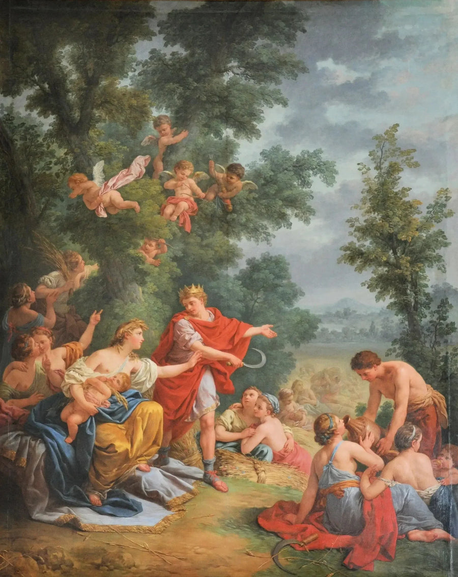 La cosecha, o Ceres y Triptóleme - Louis Jean François Lagrenée