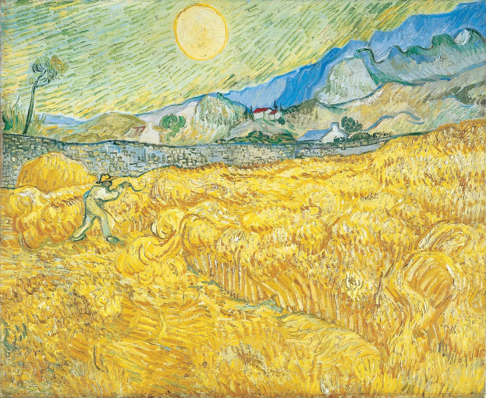 La moisson - Vincent van Gogh image 1 copie peinte à la main à l’huile