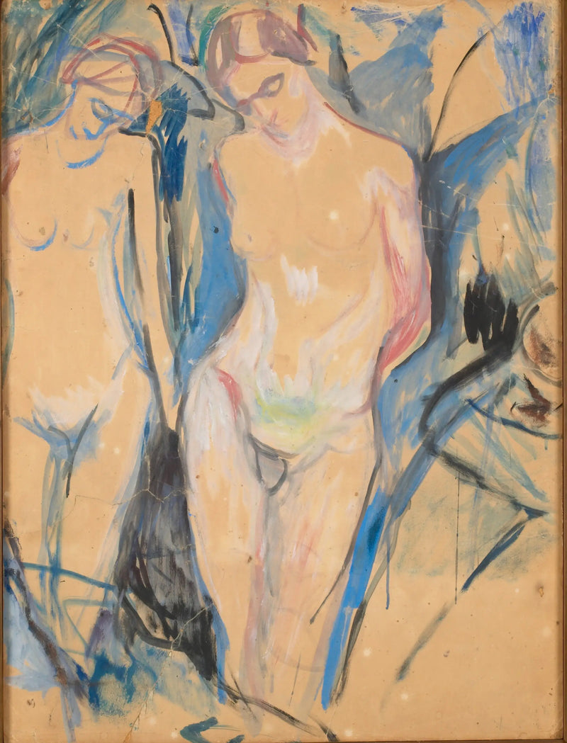 La Montaña humana: dos Gracias - Edvard Munch