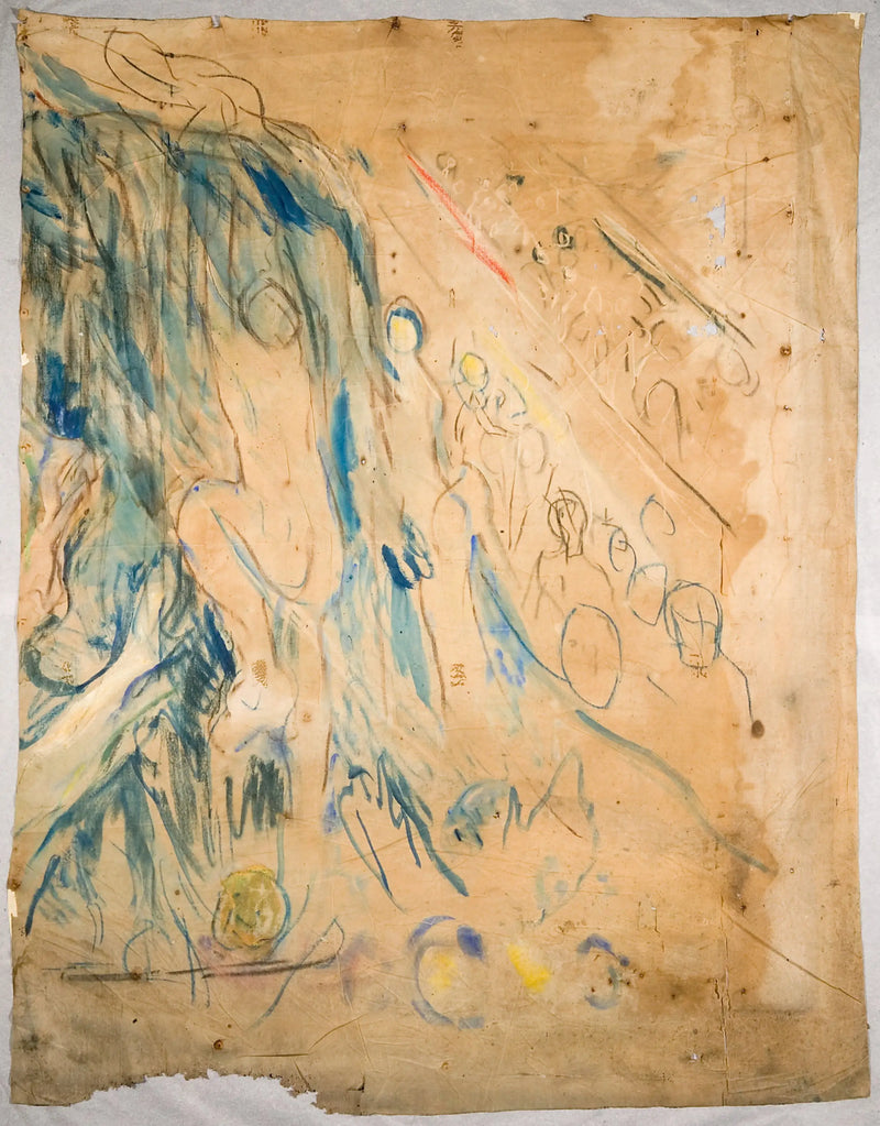 La Montaña humana: parte superior derecha - Edvard Munch