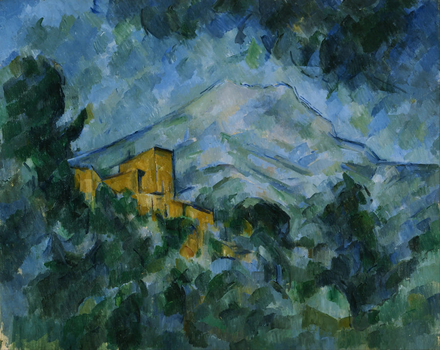 La Montaña Sainte-Victoire y Château Noir - Paul Cézanne