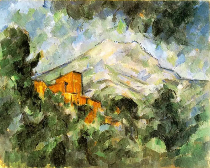 La Montaña Sainte-Victoire y Château Noir - Paul Cézanne