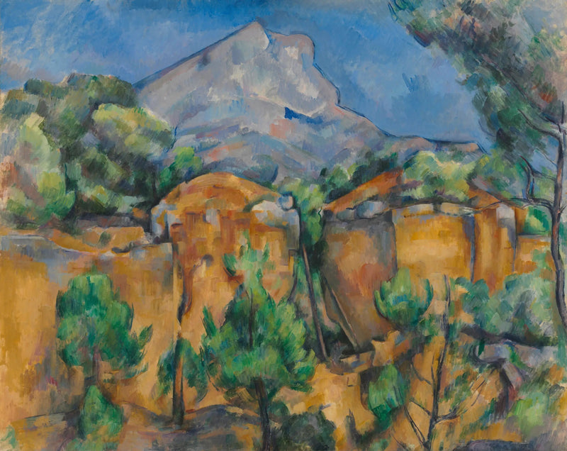 La Montaña Sainte-Victoire vista desde Bibémus - Paul Cézanne