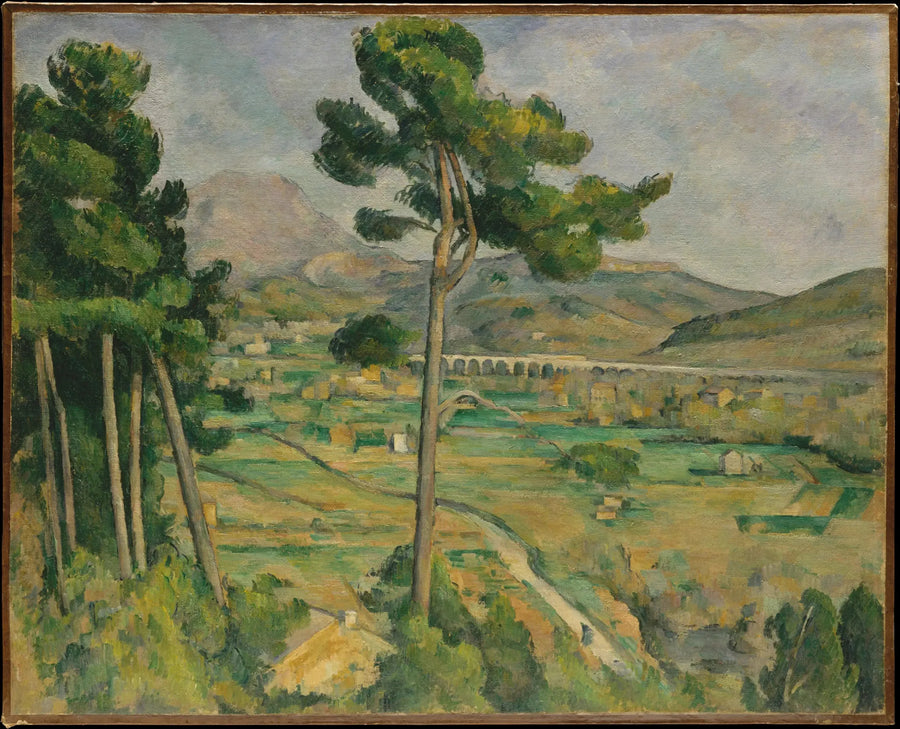 La Montaña Sainte-Victoire vista desde Montbriand - Paul Cézanne