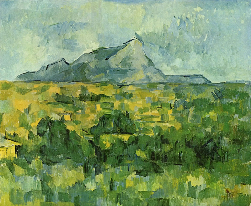 La Montaña Sainte-Victoire vista desde Les Lauves - Paul Cézanne