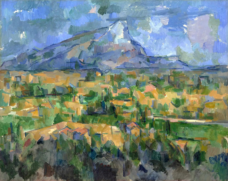 La Montaña Sainte-Victoire vista desde Les Lauves - Paul Cézanne