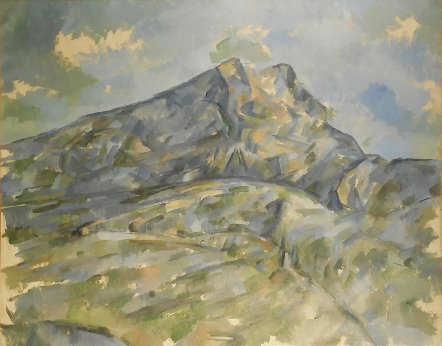 La Montaña Sainte-Victoire vista desde el bosquecillo del Château Noir - Paul Cézanne