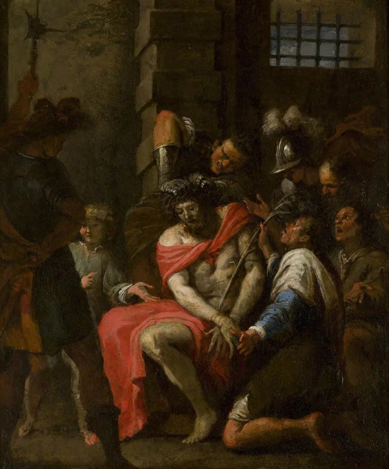 La burla de Cristo - Antoine van Dyck