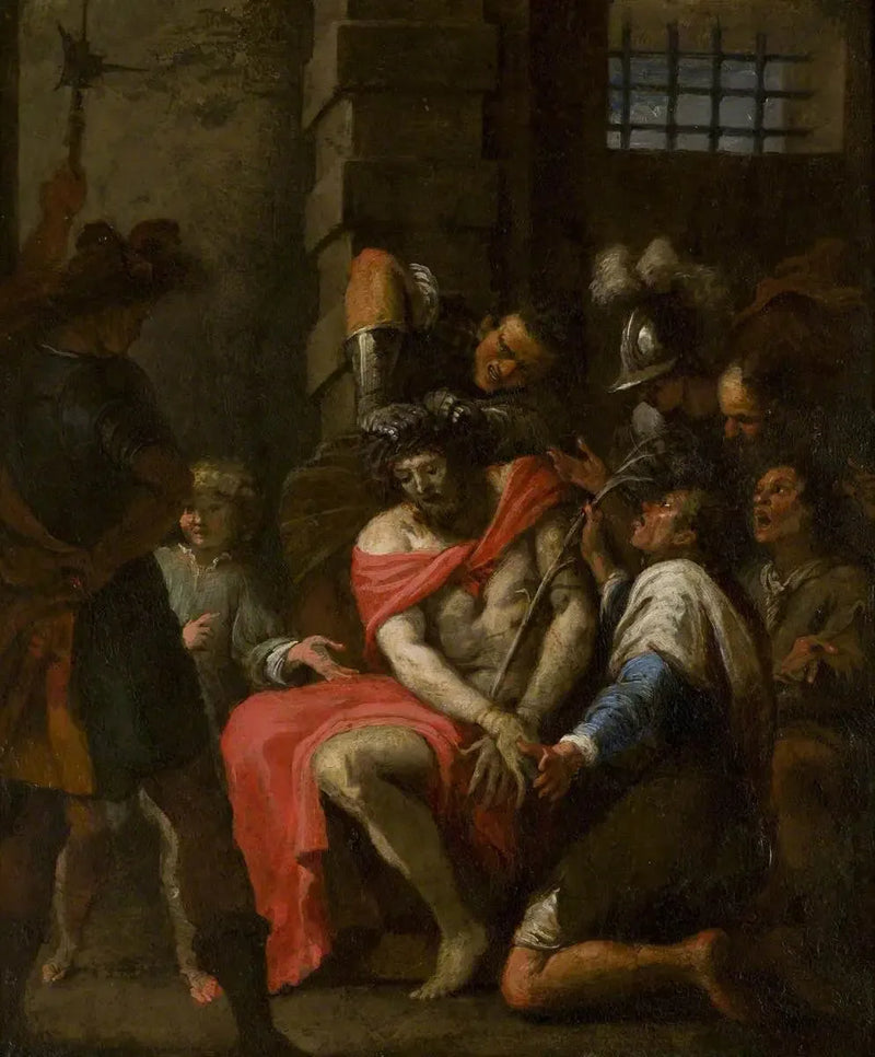 La burla de Cristo - Antoine van Dyck