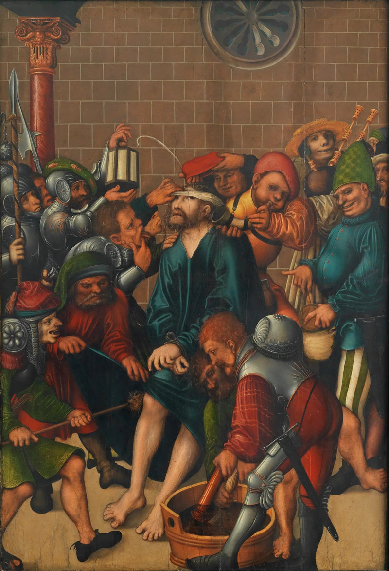 La burla de Cristo - Lucas Cranach el Viejo