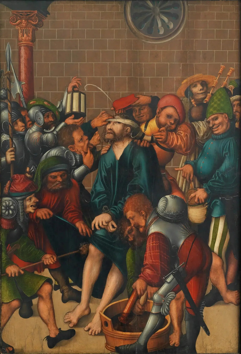 La burla de Cristo - Lucas Cranach el Viejo