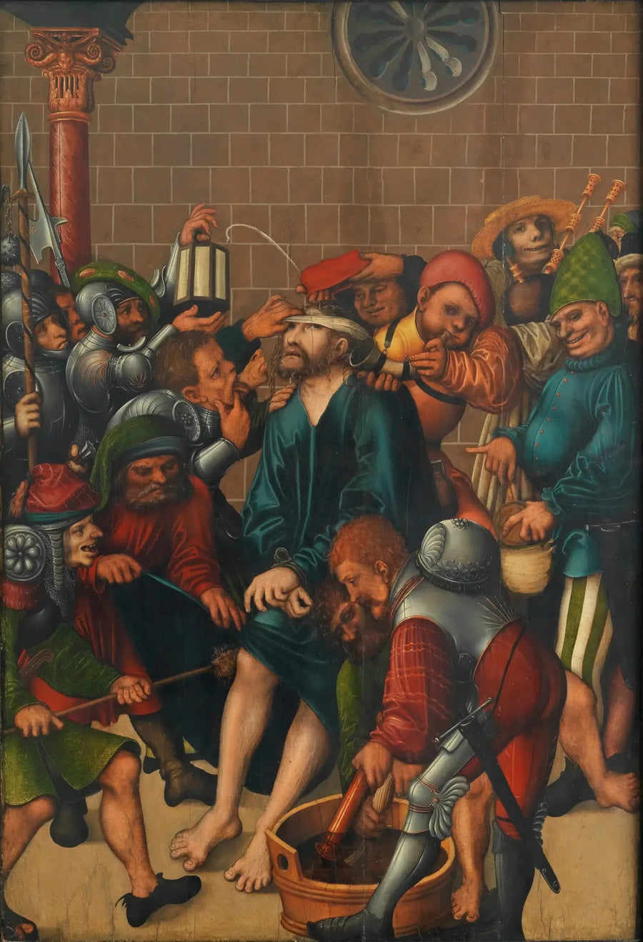 La burla de Cristo - Lucas Cranach el Viejo