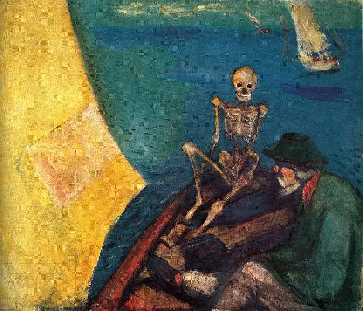 Reproduction du tableau « La Mort à la barre - Edvard Munch » par Alpha Reproduction en peinture à l’huile