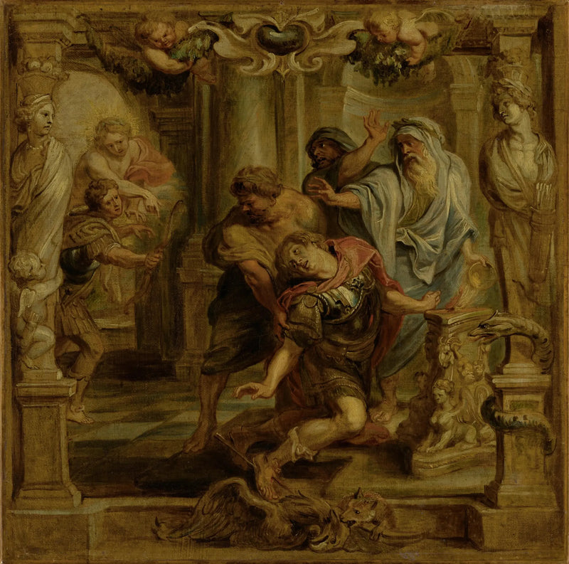 La muerte de Aquiles - Peter Paul Rubens