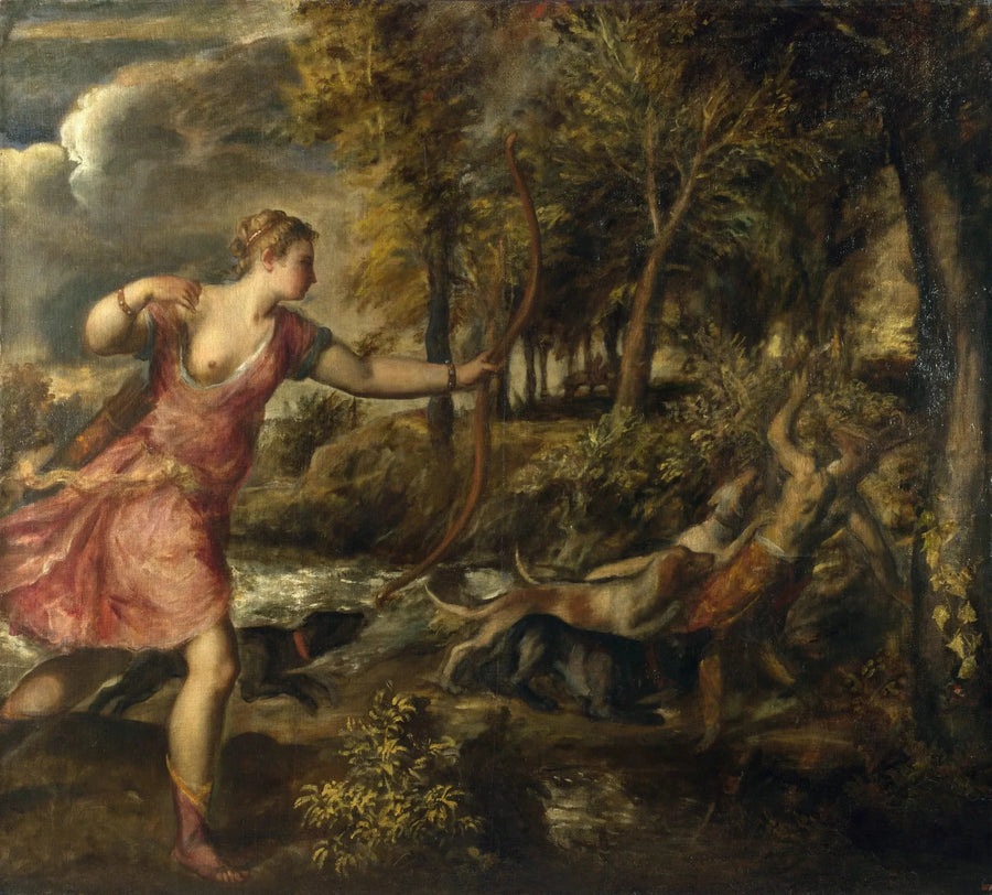 La Muerte de Acteón - Tiziano