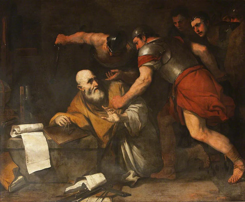 La muerte de Arquímedes - Luca Giordano