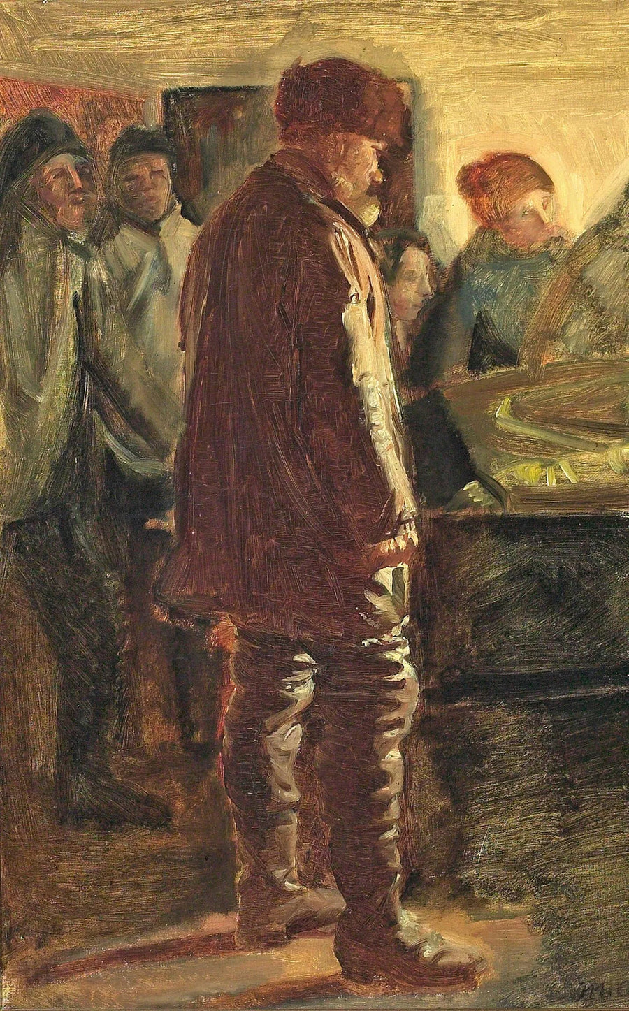 La muerte de un pecador. -Michael Peter Ancher