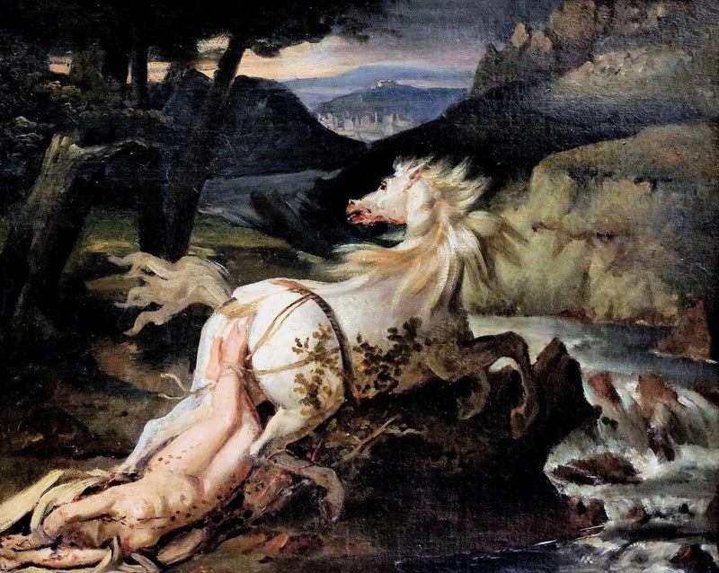 La muerte de Brunehilde - Théodore Géricault