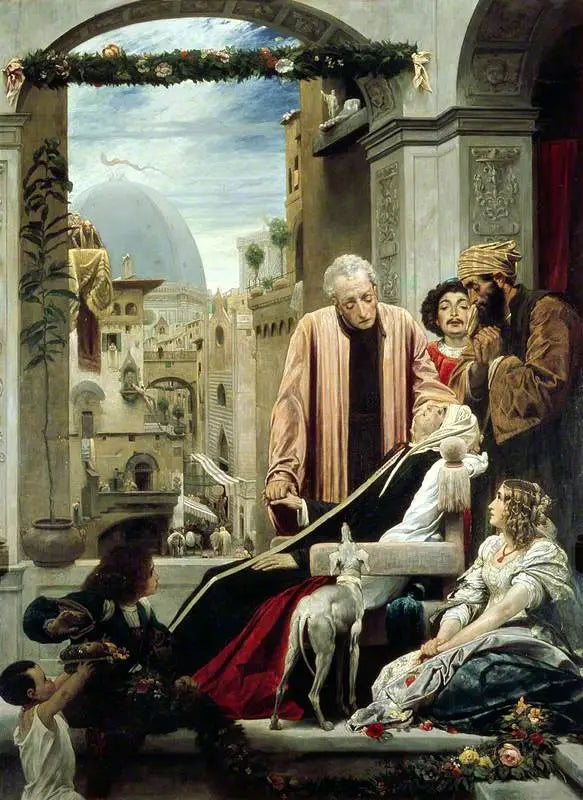 La muerte de Brunelleschi - Frederic Leighton