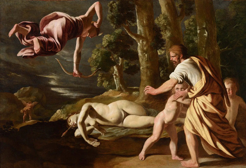 La Muerte de Chioné - Nicolas Poussin