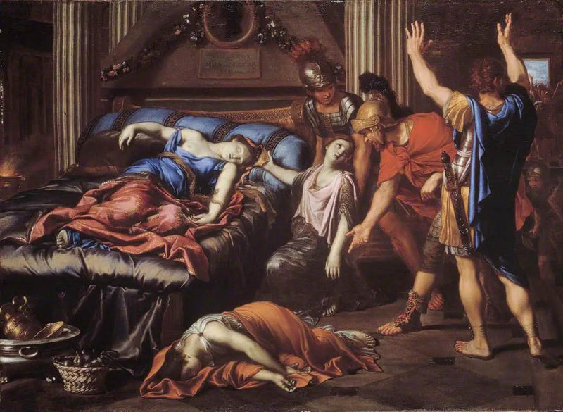 La muerte de Cleopatra - Pierre Mignard