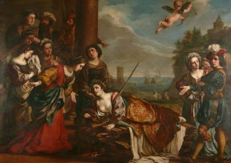 La muerte de Dido - Guercino