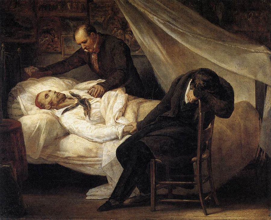 La Muerte de Géricault - Ary Scheffer