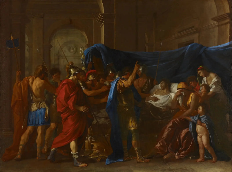 La Muerte de Germánico - Nicolas Poussin
