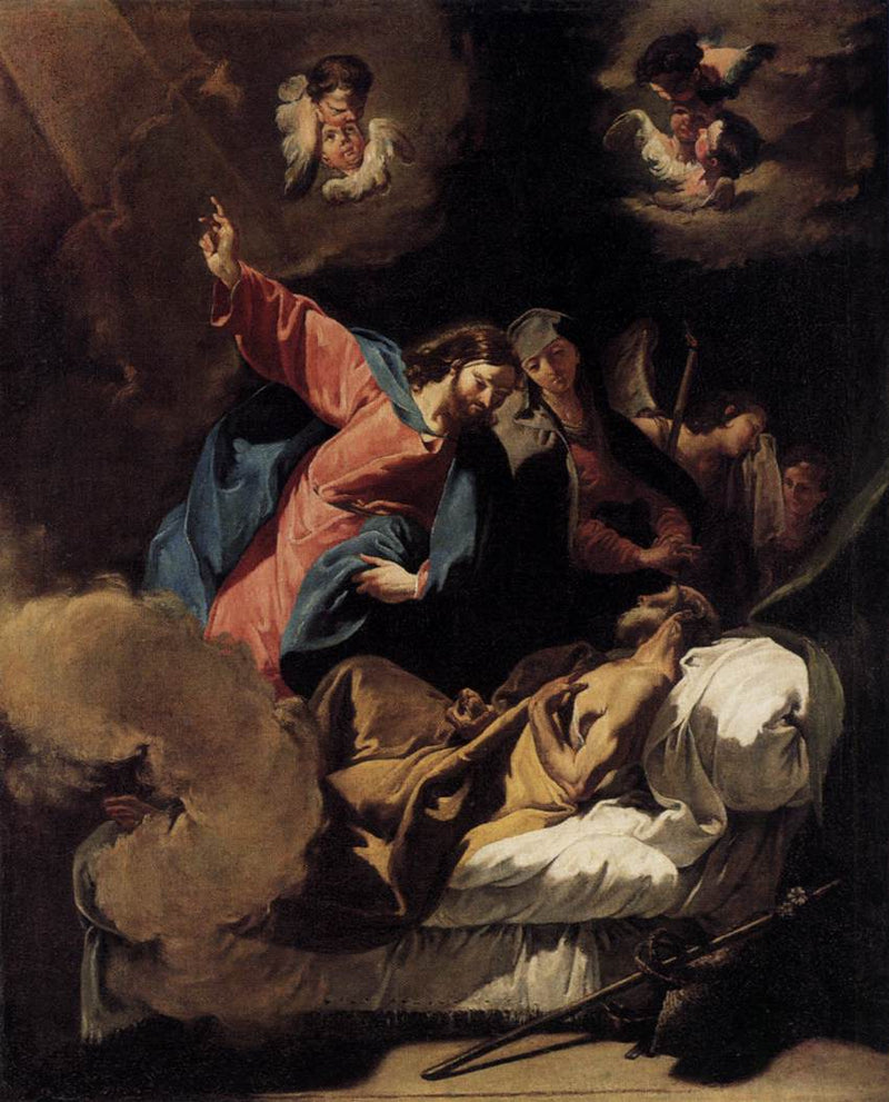 La muerte de José - Giovanni Battista Pittoni