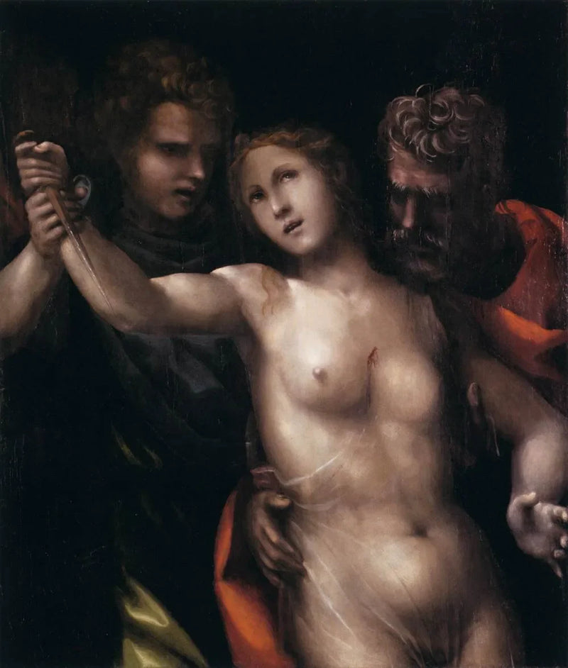 La muerte de Lucrecia - Il Sodoma (Giovanni Antonio Bazzi)