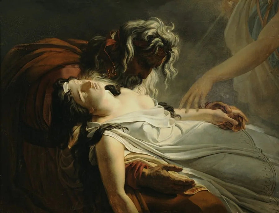La muerte de Malvina - Ary Scheffer