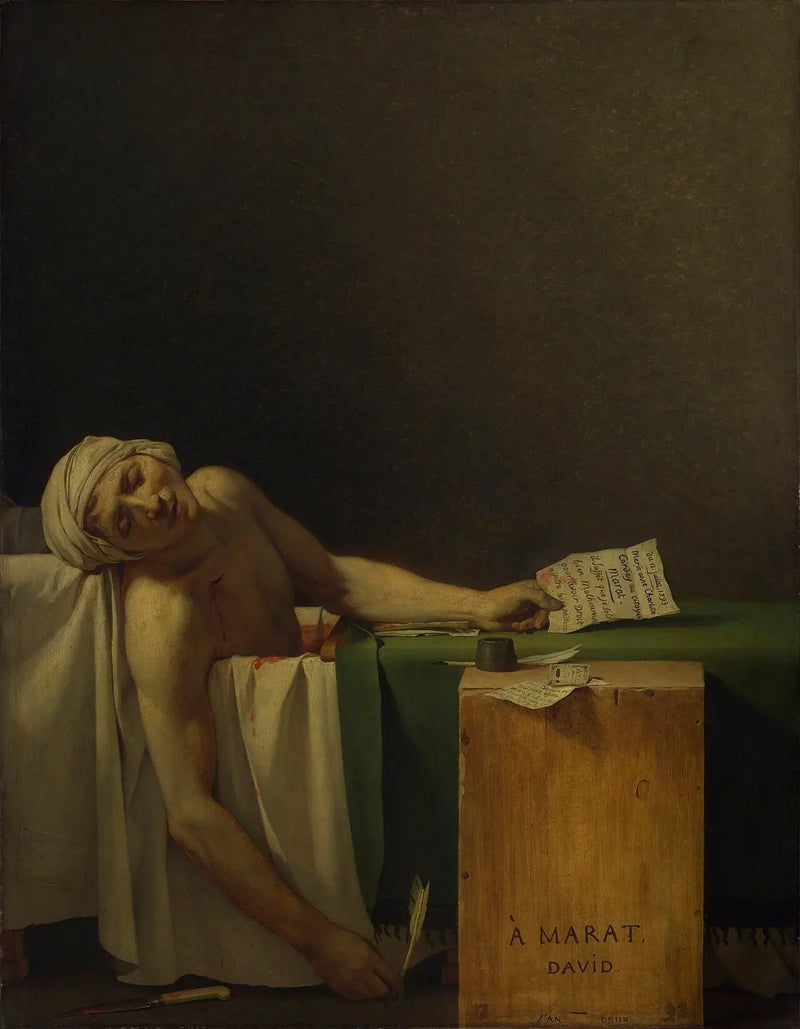 La Muerte de Marat - Jacques-Louis David
