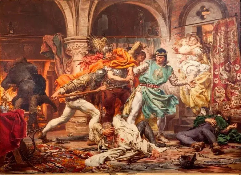 La Muerte de Przemysl II - Jan Matejko