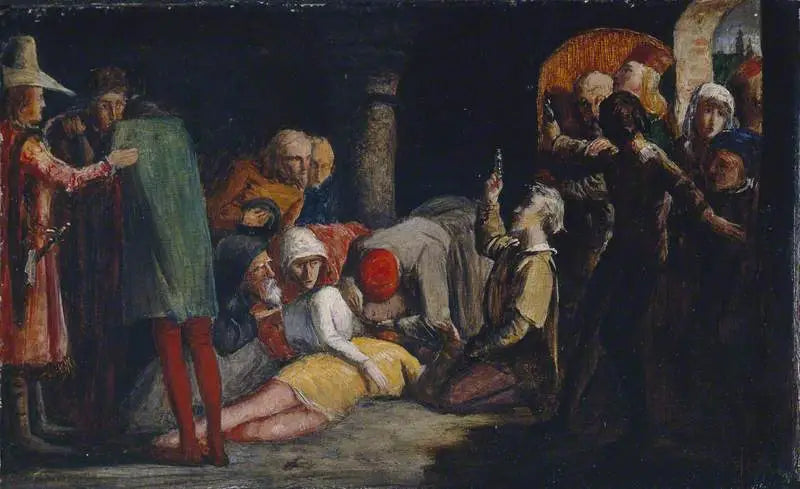 La muerte de Romeo y Julieta - John Everett Millais