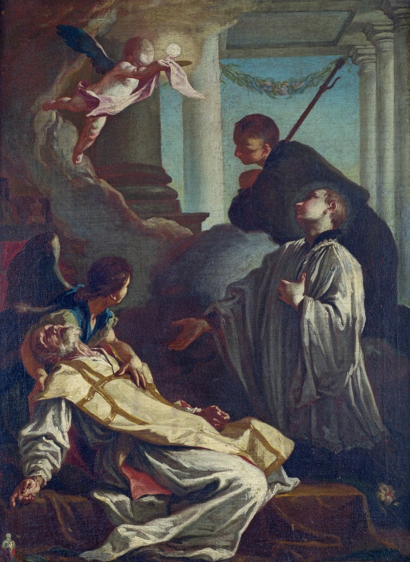 La muerte de San Andrés Avellino - Giovanni Battista Piazzetta