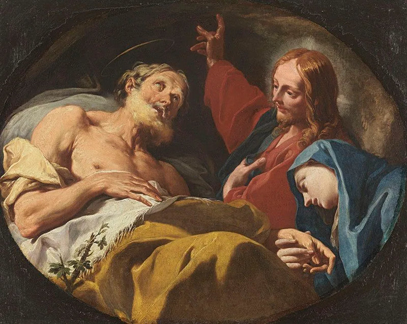 La muerte de san José - Giovanni Battista Pittoni