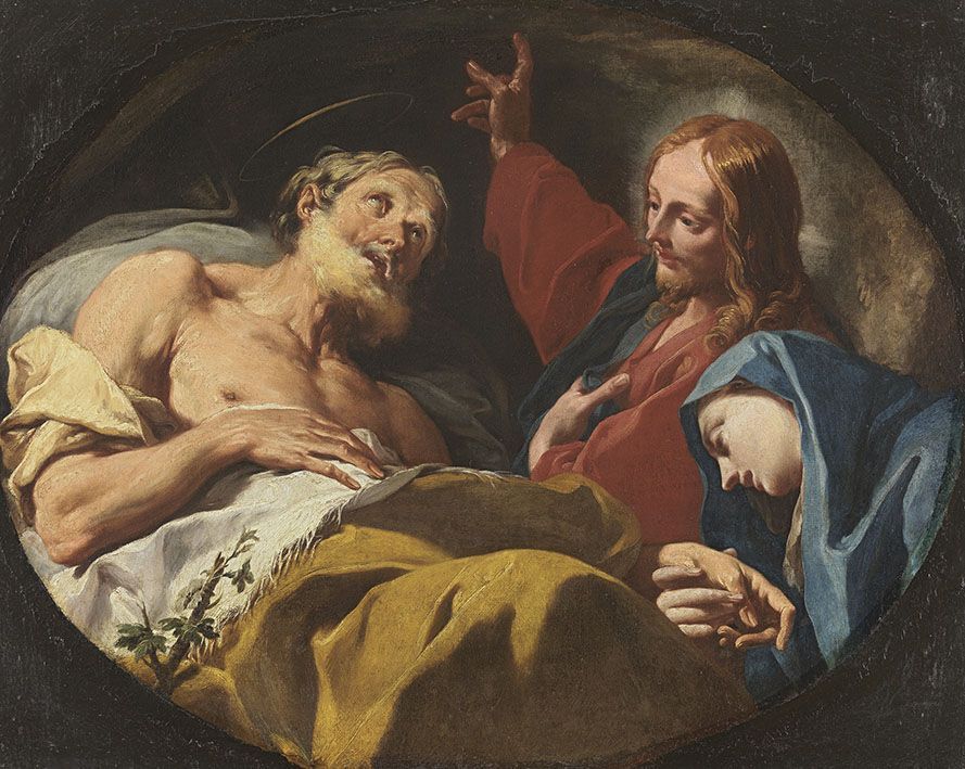 La mort de saint Joseph - Giovanni Battista Pittoni - Alpha Reproduction