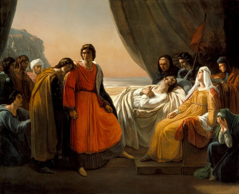 La muerte de San Luis - Ary Scheffer