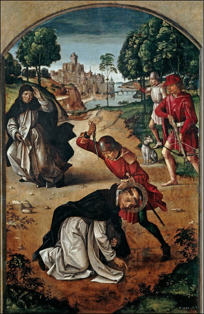 La muerte de san Pedro mártir - Pedro Berruguete