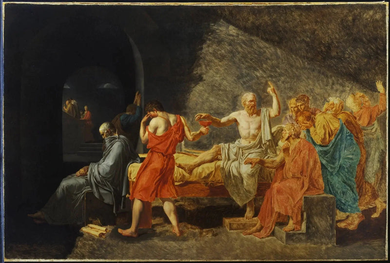 La muerte de Sócrates - Jacques-Louis David