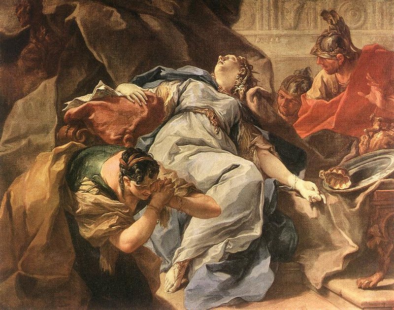 La Muerte de Sofonisba - Giovanni Battista Pittoni