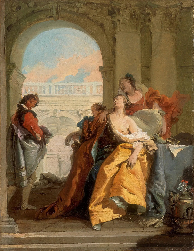 La muerte de Sofonisba - Giovanni Battista Tiepolo