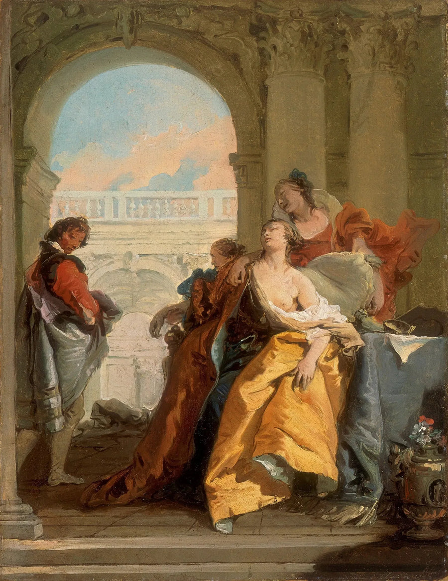 La muerte de Sofonisba - Giovanni Battista Tiepolo