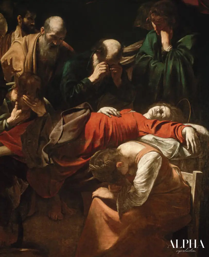 La Mort de la Vierge de Caravage - Reproductions de tableaux et peintures haut de gamme