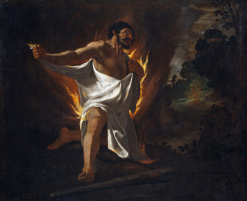 La muerte de Hércules - Francisco de Zurbarán